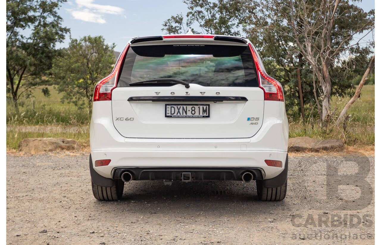 12/2016 Volvo XC60 D5 R-Design (AWD) DZ MY17 4D Wagon Ice White Turbo Diesel 2.4L