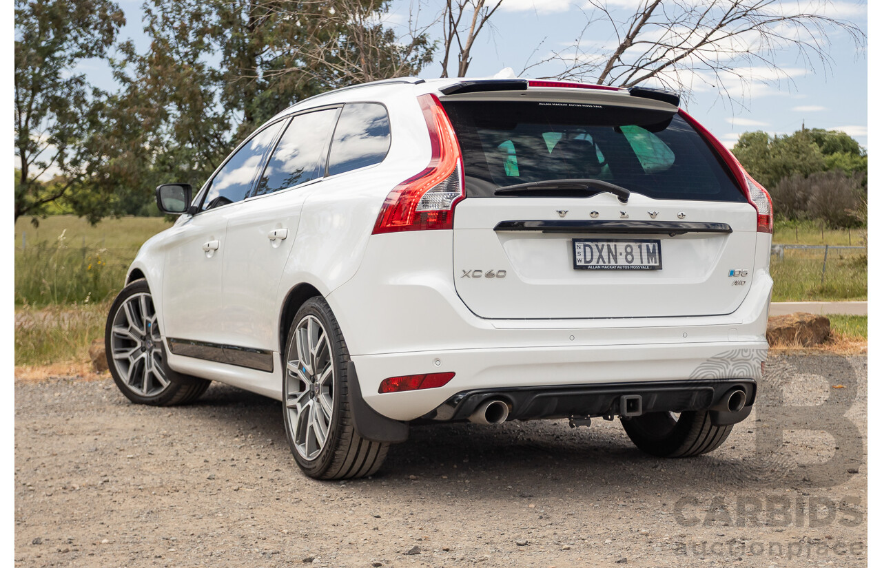 12/2016 Volvo XC60 D5 R-Design (AWD) DZ MY17 4D Wagon Ice White Turbo Diesel 2.4L