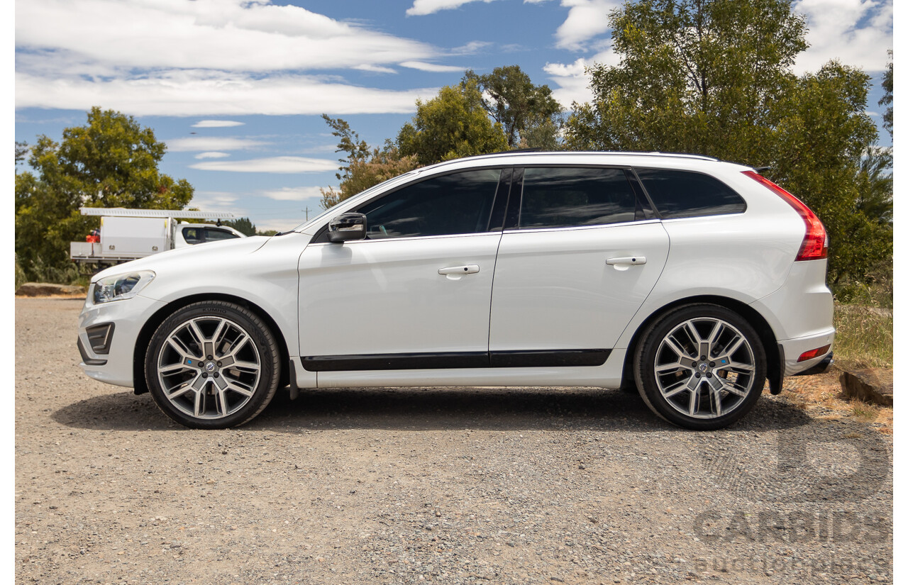 12/2016 Volvo XC60 D5 R-Design (AWD) DZ MY17 4D Wagon Ice White Turbo Diesel 2.4L