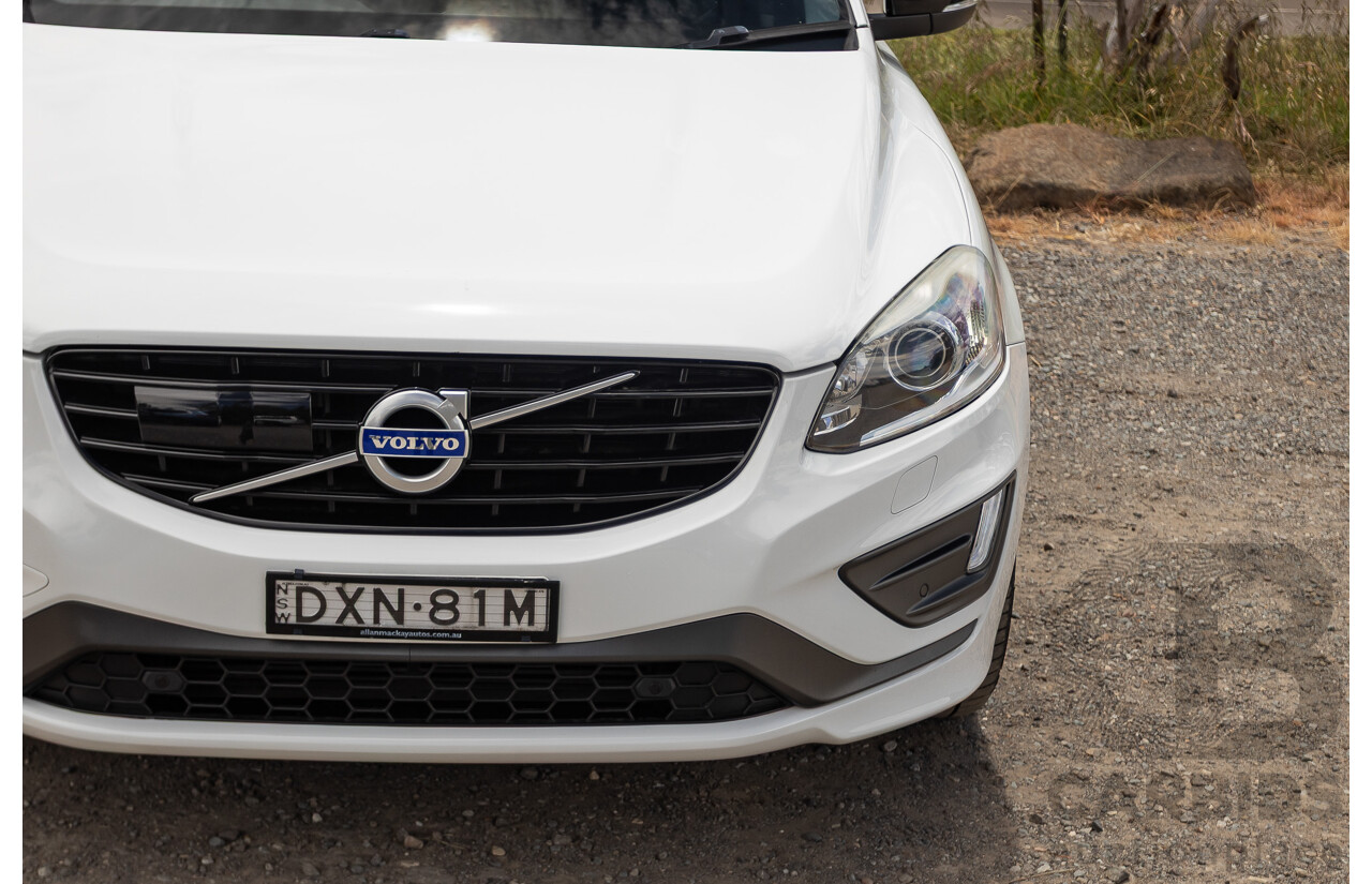 12/2016 Volvo XC60 D5 R-Design (AWD) DZ MY17 4D Wagon Ice White Turbo Diesel 2.4L