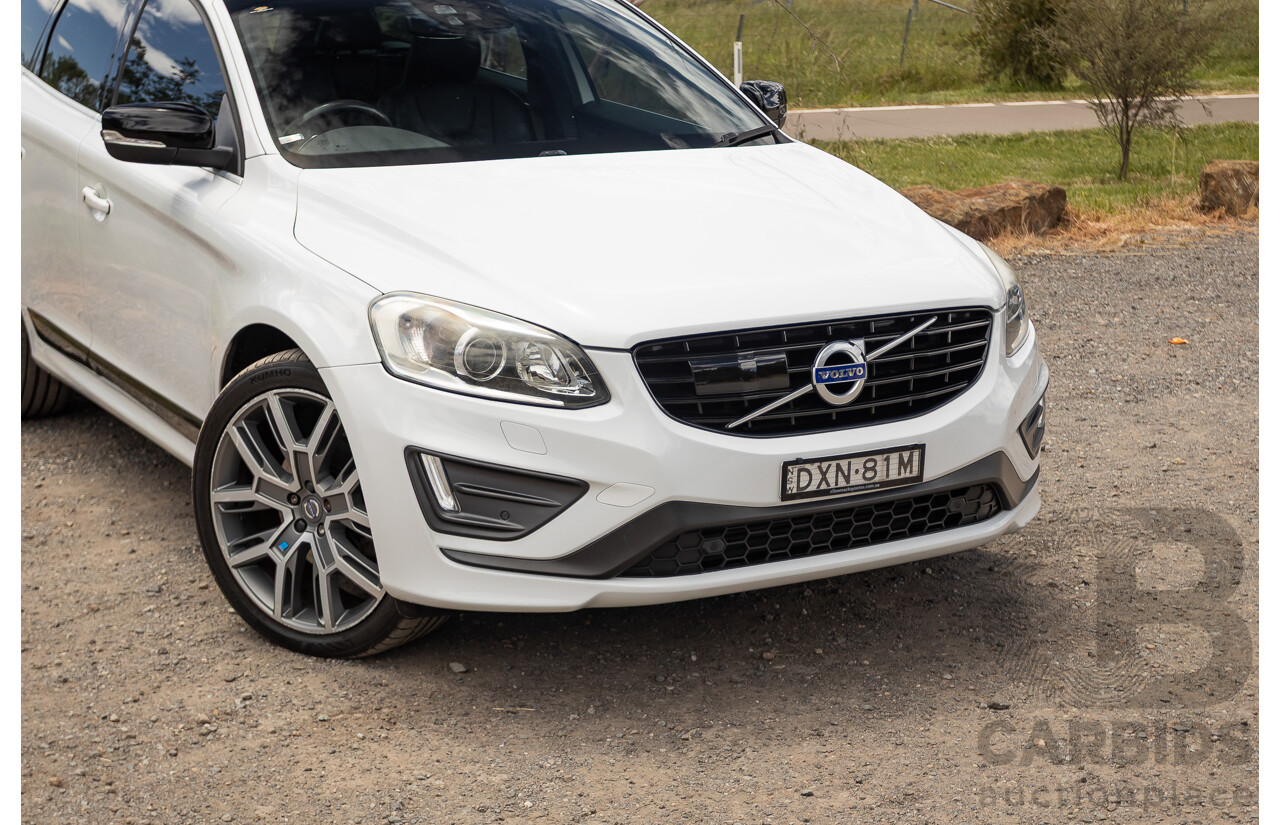 12/2016 Volvo XC60 D5 R-Design (AWD) DZ MY17 4D Wagon Ice White Turbo Diesel 2.4L