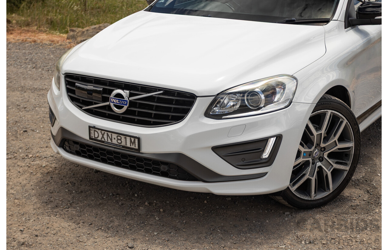 12/2016 Volvo XC60 D5 R-Design (AWD) DZ MY17 4D Wagon Ice White Turbo Diesel 2.4L