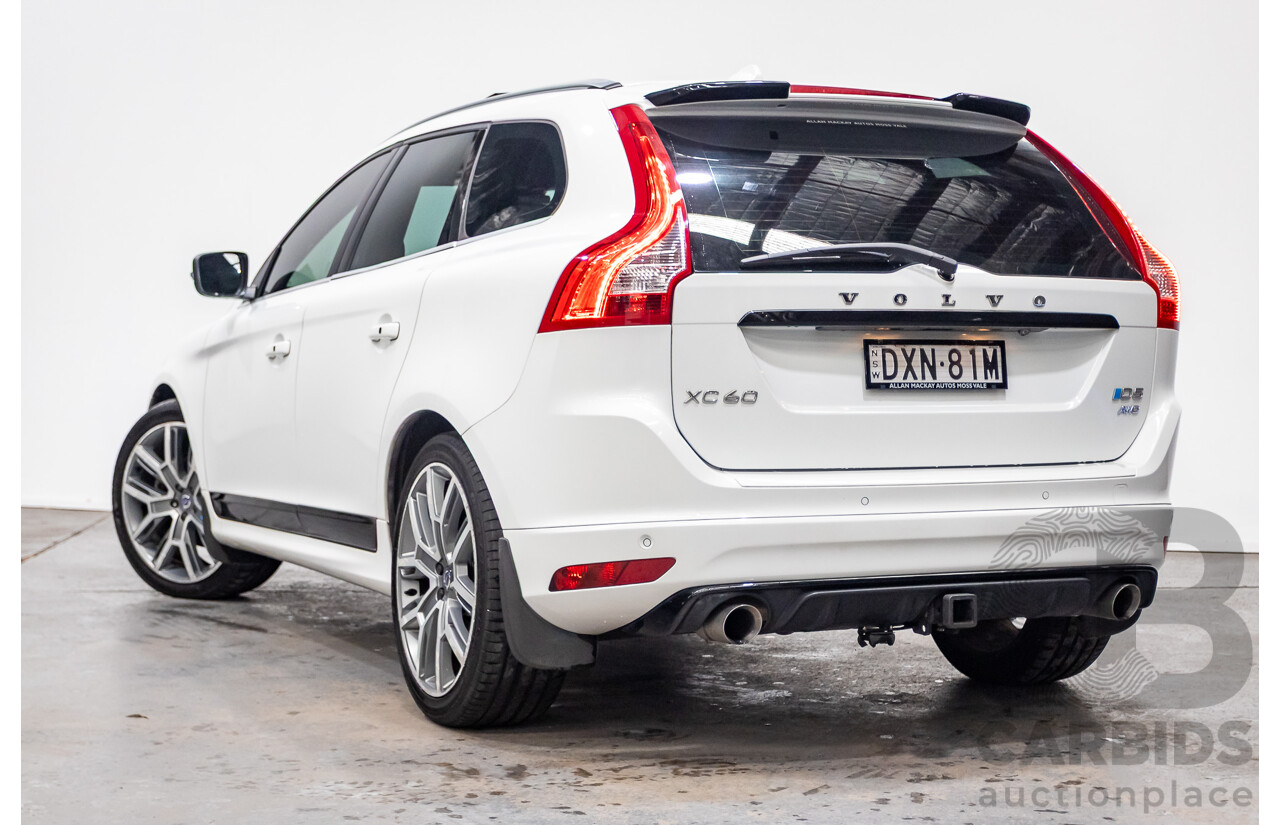 12/2016 Volvo XC60 D5 R-Design (AWD) DZ MY17 4D Wagon Ice White Turbo Diesel 2.4L