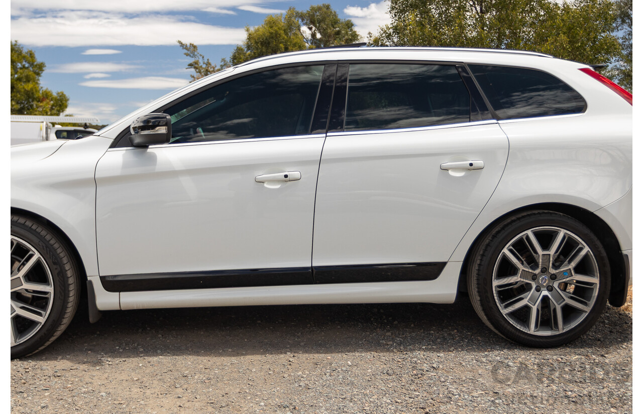 12/2016 Volvo XC60 D5 R-Design (AWD) DZ MY17 4D Wagon Ice White Turbo Diesel 2.4L