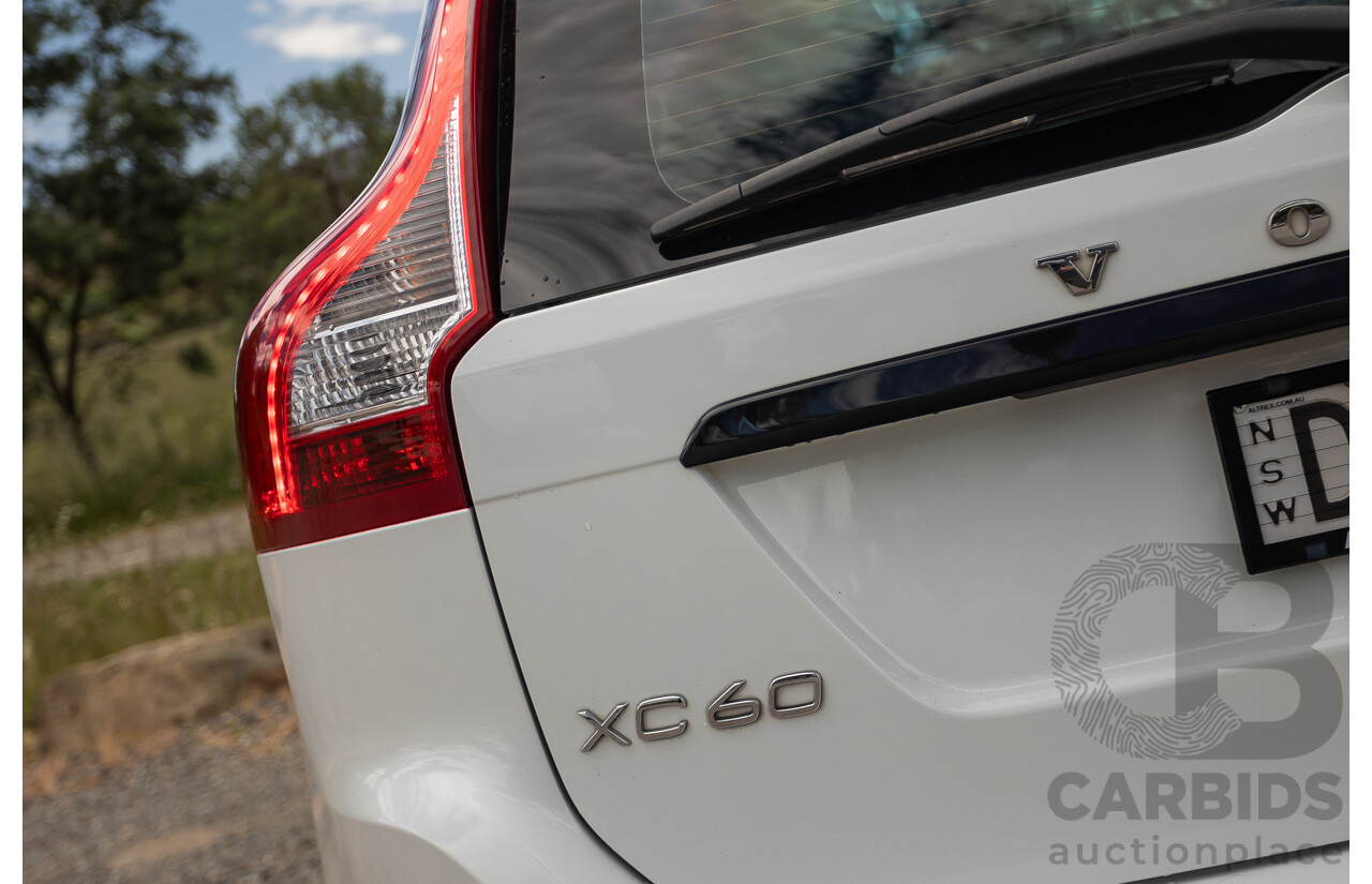 12/2016 Volvo XC60 D5 R-Design (AWD) DZ MY17 4D Wagon Ice White Turbo Diesel 2.4L