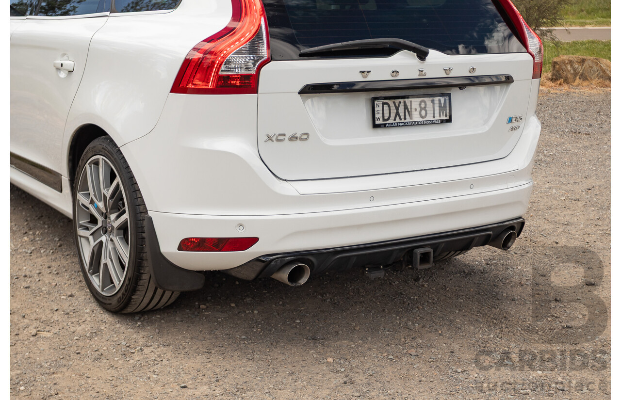 12/2016 Volvo XC60 D5 R-Design (AWD) DZ MY17 4D Wagon Ice White Turbo Diesel 2.4L