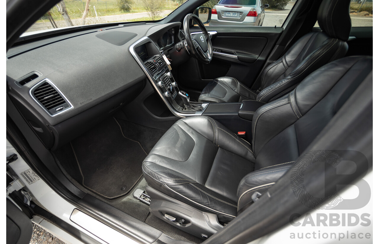 12/2016 Volvo XC60 D5 R-Design (AWD) DZ MY17 4D Wagon Ice White Turbo Diesel 2.4L