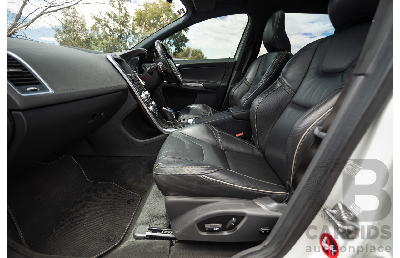 12/2016 Volvo XC60 D5 R-Design (AWD) DZ MY17 4D Wagon Ice White Turbo Diesel 2.4L