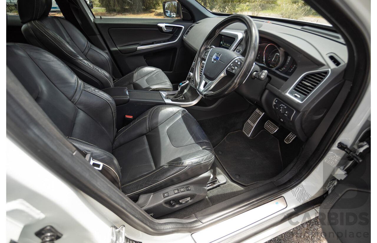 12/2016 Volvo XC60 D5 R-Design (AWD) DZ MY17 4D Wagon Ice White Turbo Diesel 2.4L