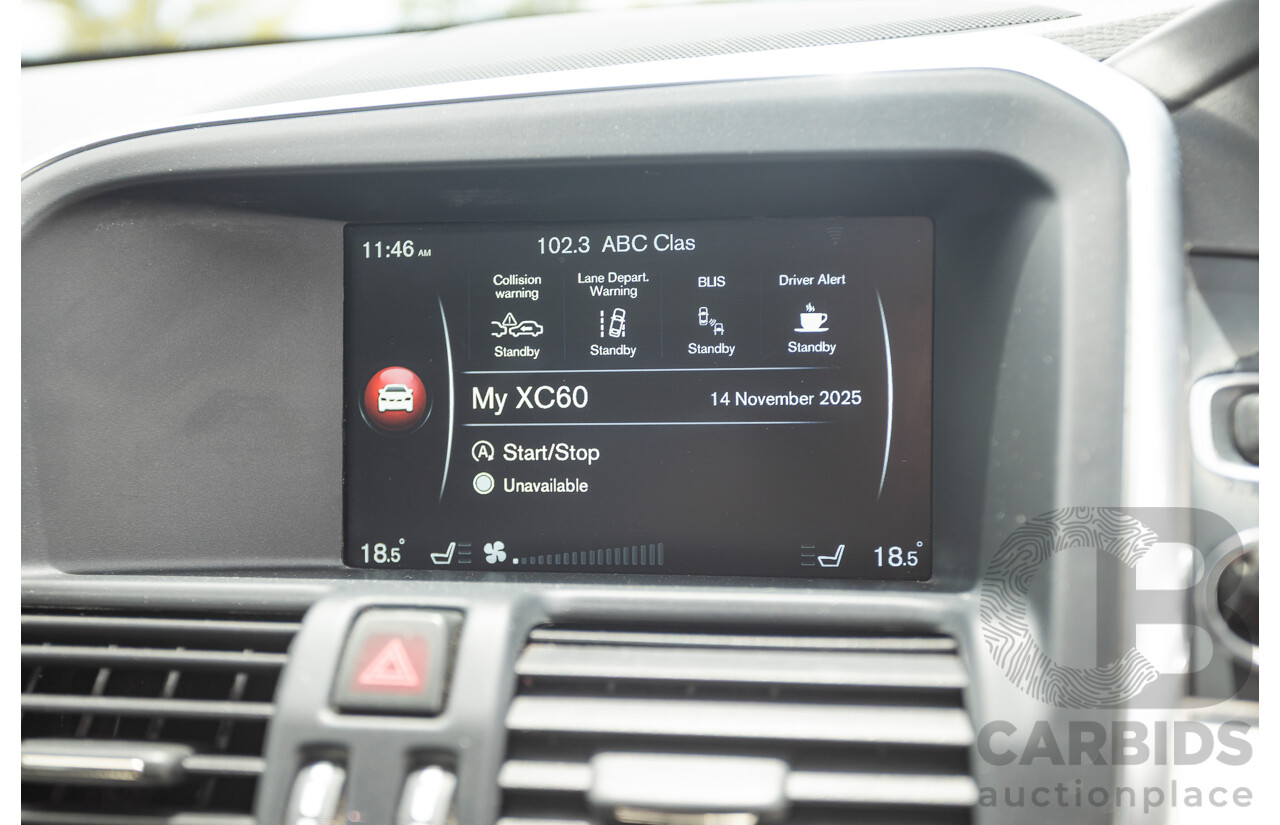 12/2016 Volvo XC60 D5 R-Design (AWD) DZ MY17 4D Wagon Ice White Turbo Diesel 2.4L