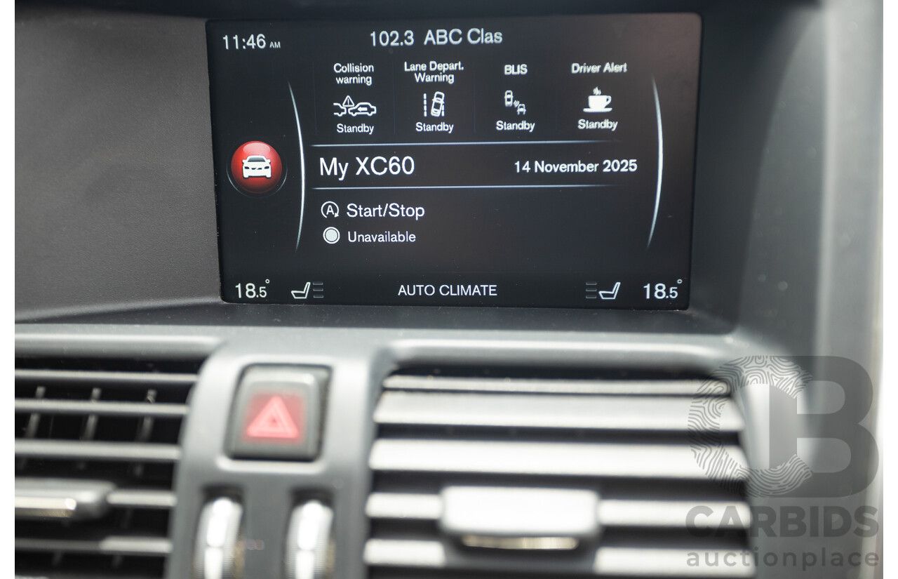 12/2016 Volvo XC60 D5 R-Design (AWD) DZ MY17 4D Wagon Ice White Turbo Diesel 2.4L