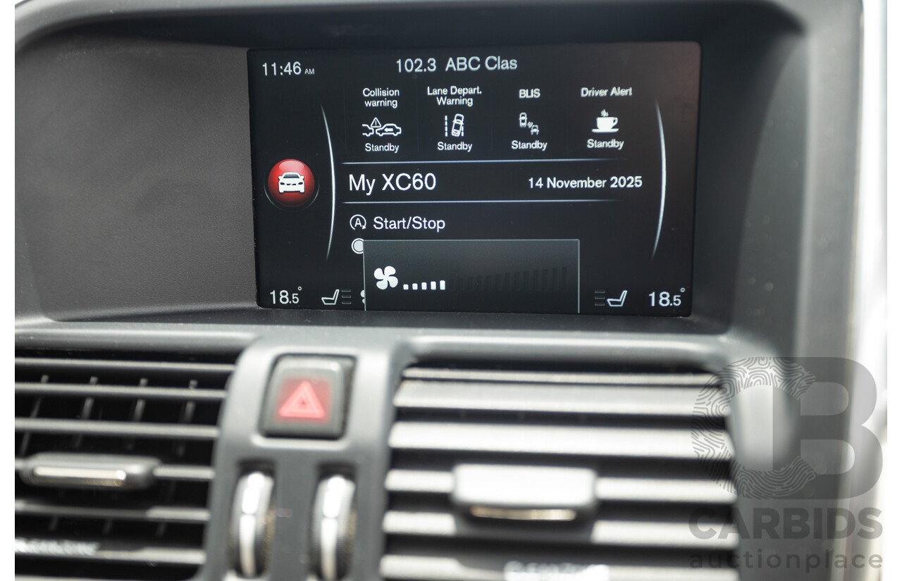 12/2016 Volvo XC60 D5 R-Design (AWD) DZ MY17 4D Wagon Ice White Turbo Diesel 2.4L