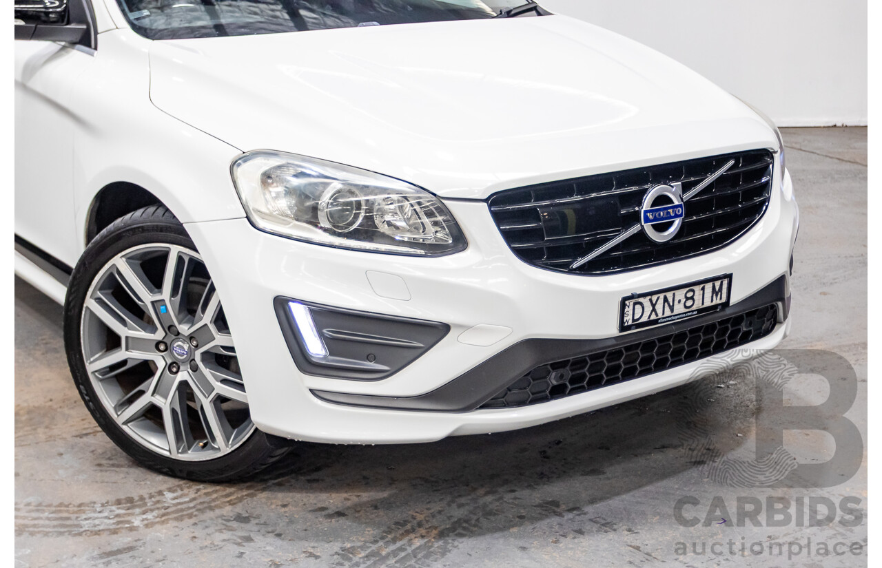 12/2016 Volvo XC60 D5 R-Design (AWD) DZ MY17 4D Wagon Ice White Turbo Diesel 2.4L