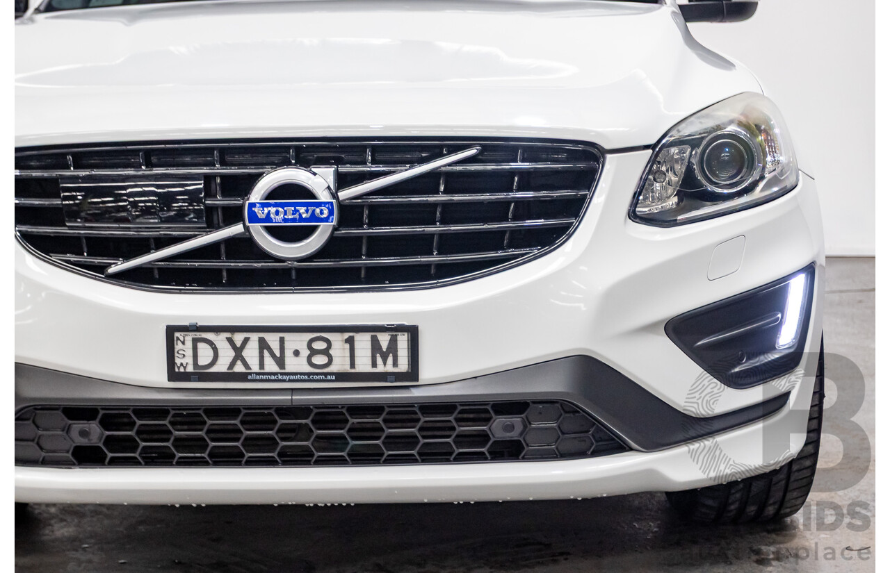 12/2016 Volvo XC60 D5 R-Design (AWD) DZ MY17 4D Wagon Ice White Turbo Diesel 2.4L