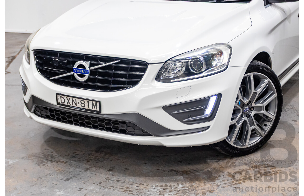12/2016 Volvo XC60 D5 R-Design (AWD) DZ MY17 4D Wagon Ice White Turbo Diesel 2.4L