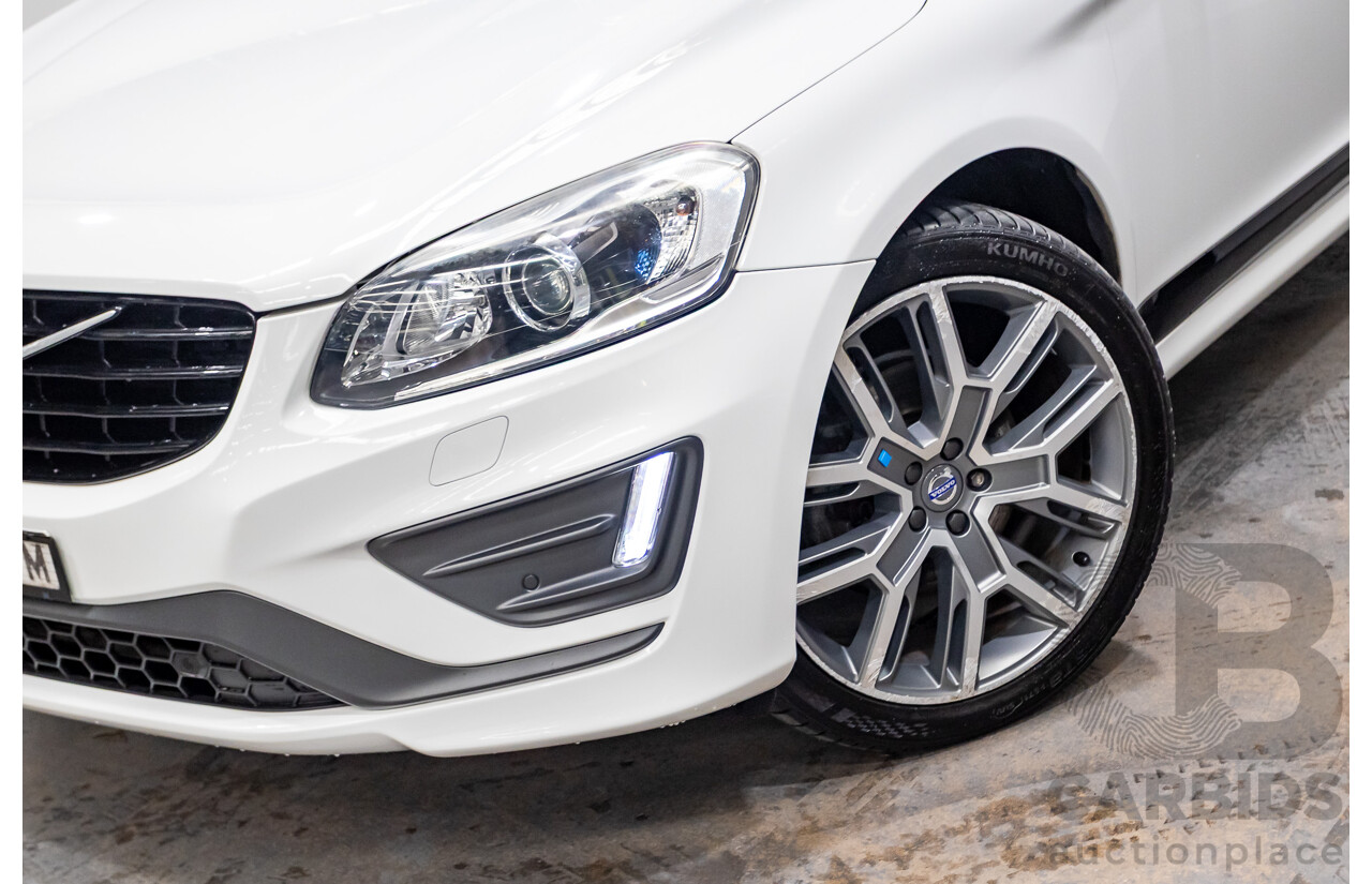 12/2016 Volvo XC60 D5 R-Design (AWD) DZ MY17 4D Wagon Ice White Turbo Diesel 2.4L