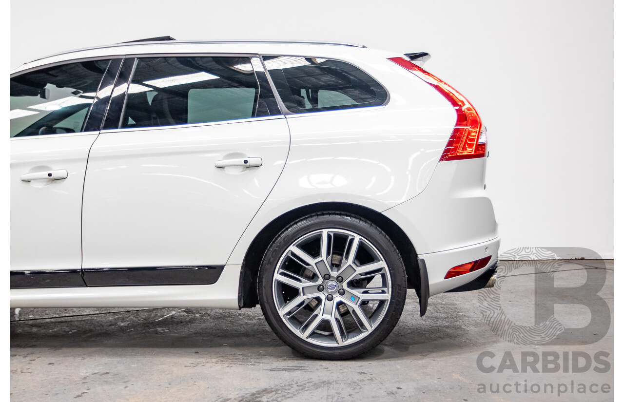 12/2016 Volvo XC60 D5 R-Design (AWD) DZ MY17 4D Wagon Ice White Turbo Diesel 2.4L