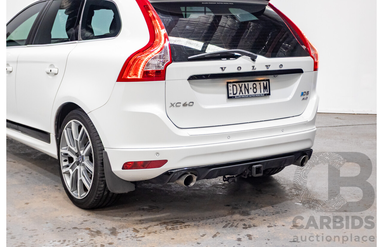 12/2016 Volvo XC60 D5 R-Design (AWD) DZ MY17 4D Wagon Ice White Turbo Diesel 2.4L