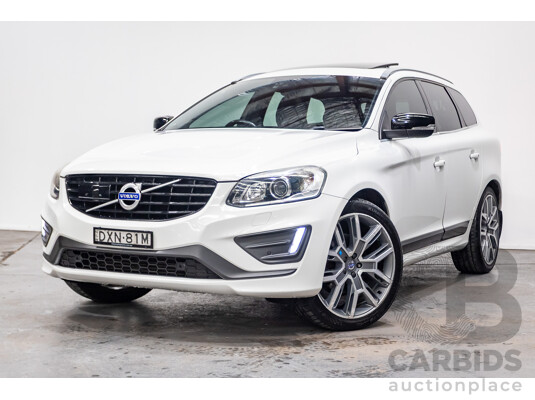 12/2016 Volvo XC60 D5 R-Design (AWD) DZ MY17 4D Wagon Ice White Turbo Diesel 2.4L