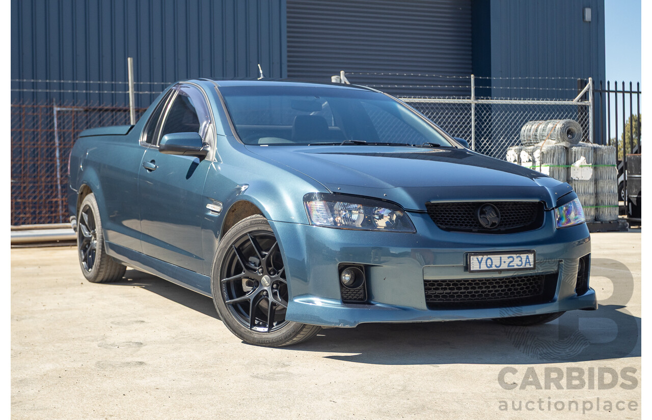 9/2009 Holden Commodore SV6 VE MY09.5 Utility Blue 3.6L - Manual