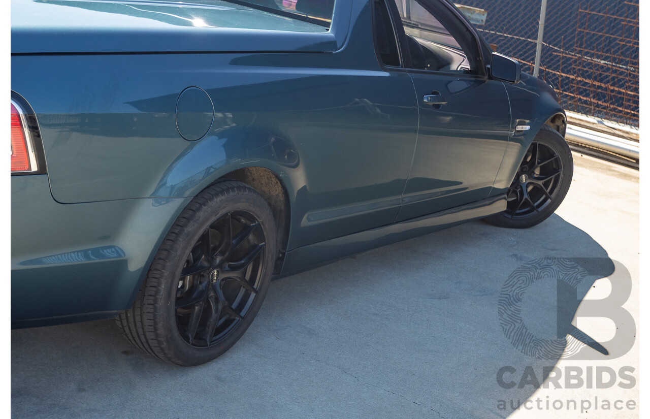 9/2009 Holden Commodore SV6 VE MY09.5 Utility Blue 3.6L - Manual