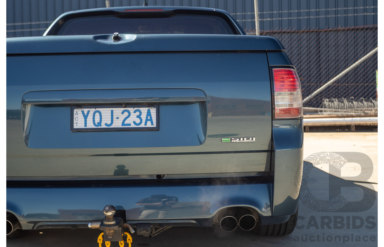 9/2009 Holden Commodore SV6 VE MY09.5 Utility Blue 3.6L - Manual