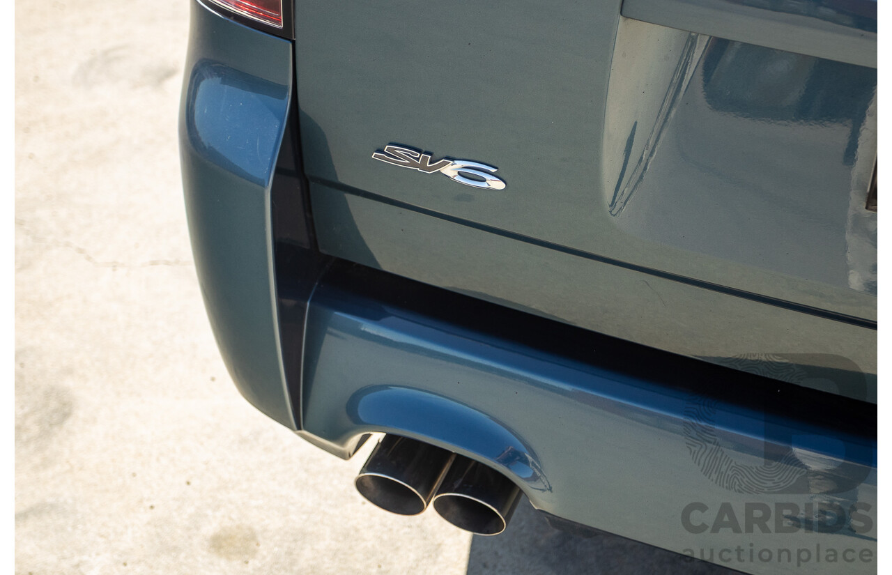 9/2009 Holden Commodore SV6 VE MY09.5 Utility Blue 3.6L - Manual