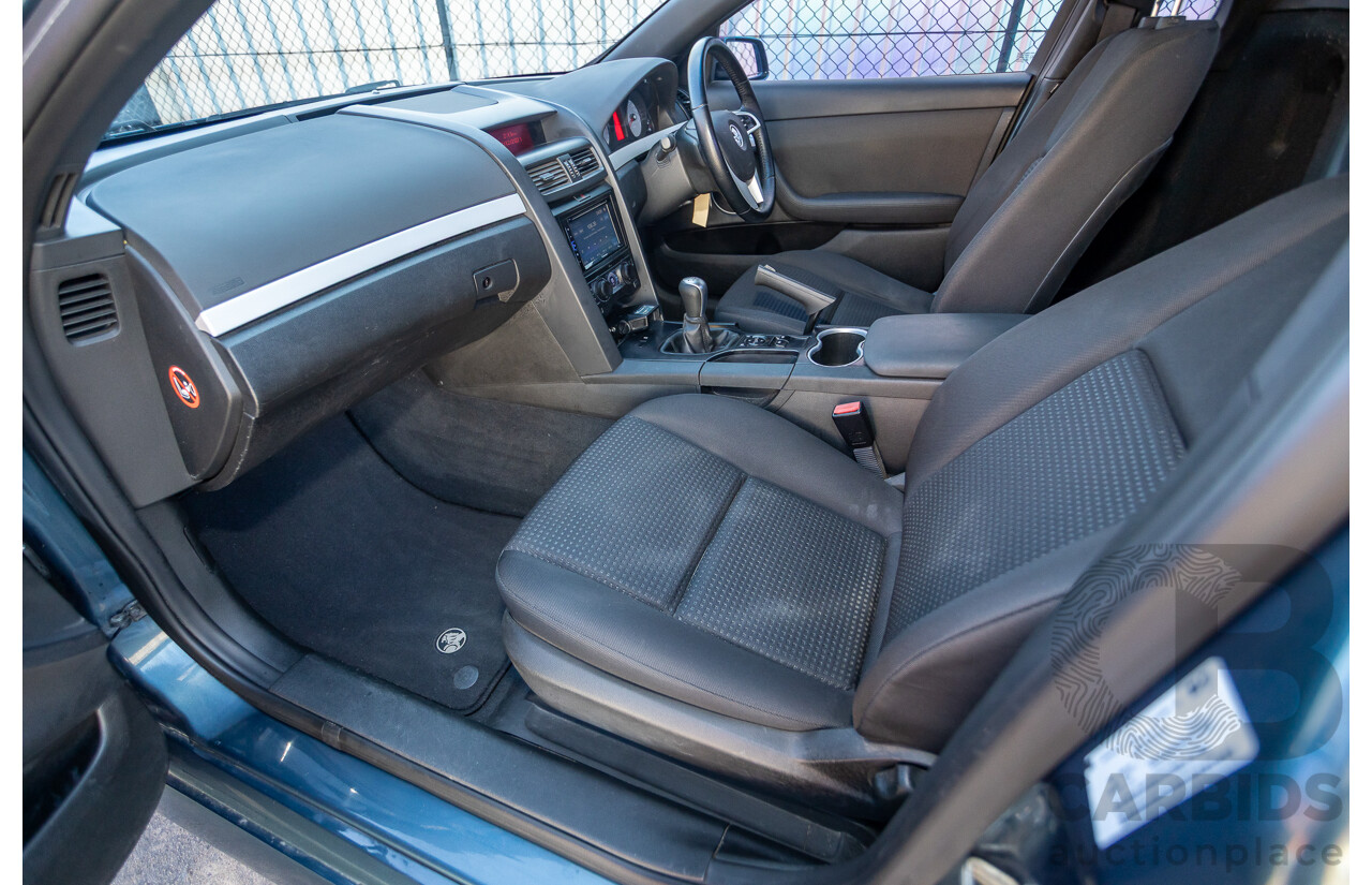 9/2009 Holden Commodore SV6 VE MY09.5 Utility Blue 3.6L - Manual