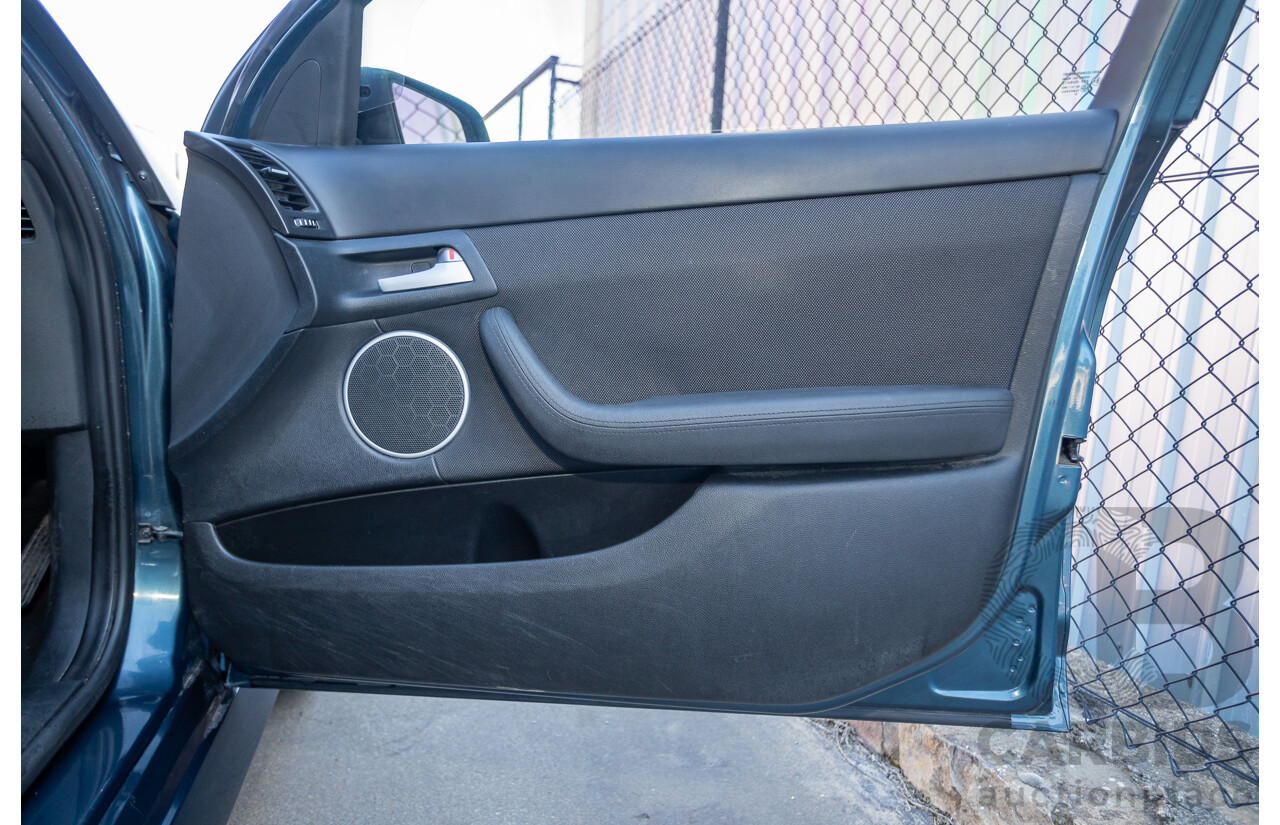 9/2009 Holden Commodore SV6 VE MY09.5 Utility Blue 3.6L - Manual