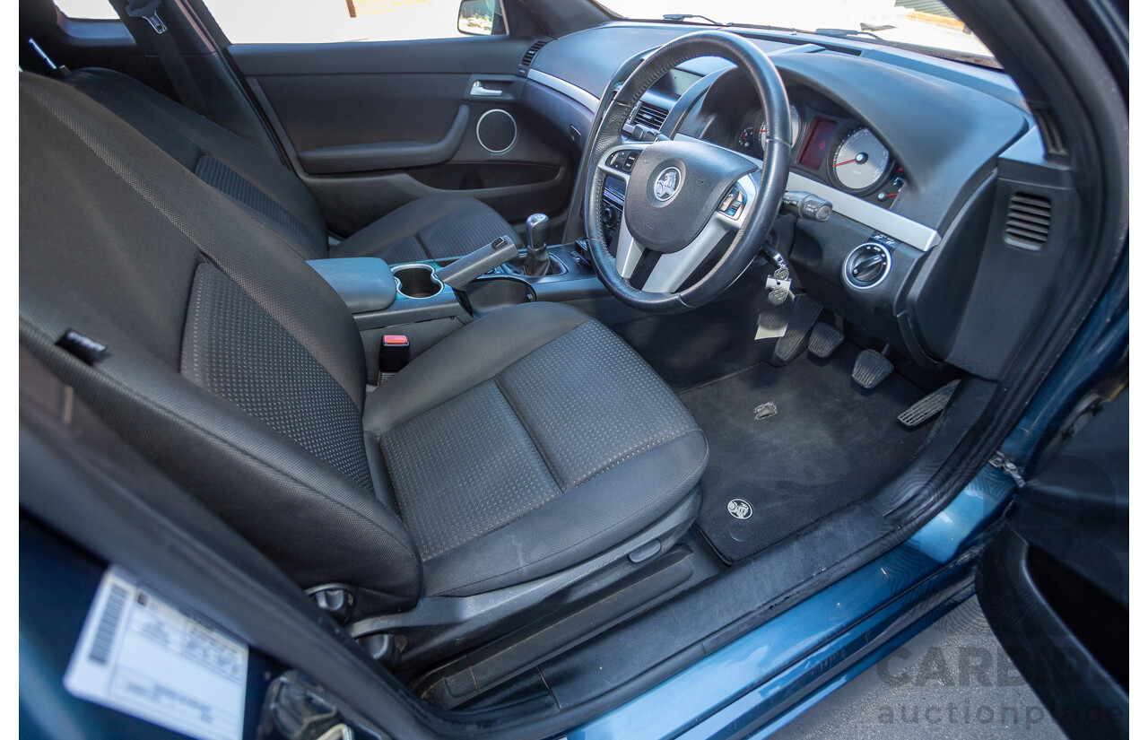 9/2009 Holden Commodore SV6 VE MY09.5 Utility Blue 3.6L - Manual