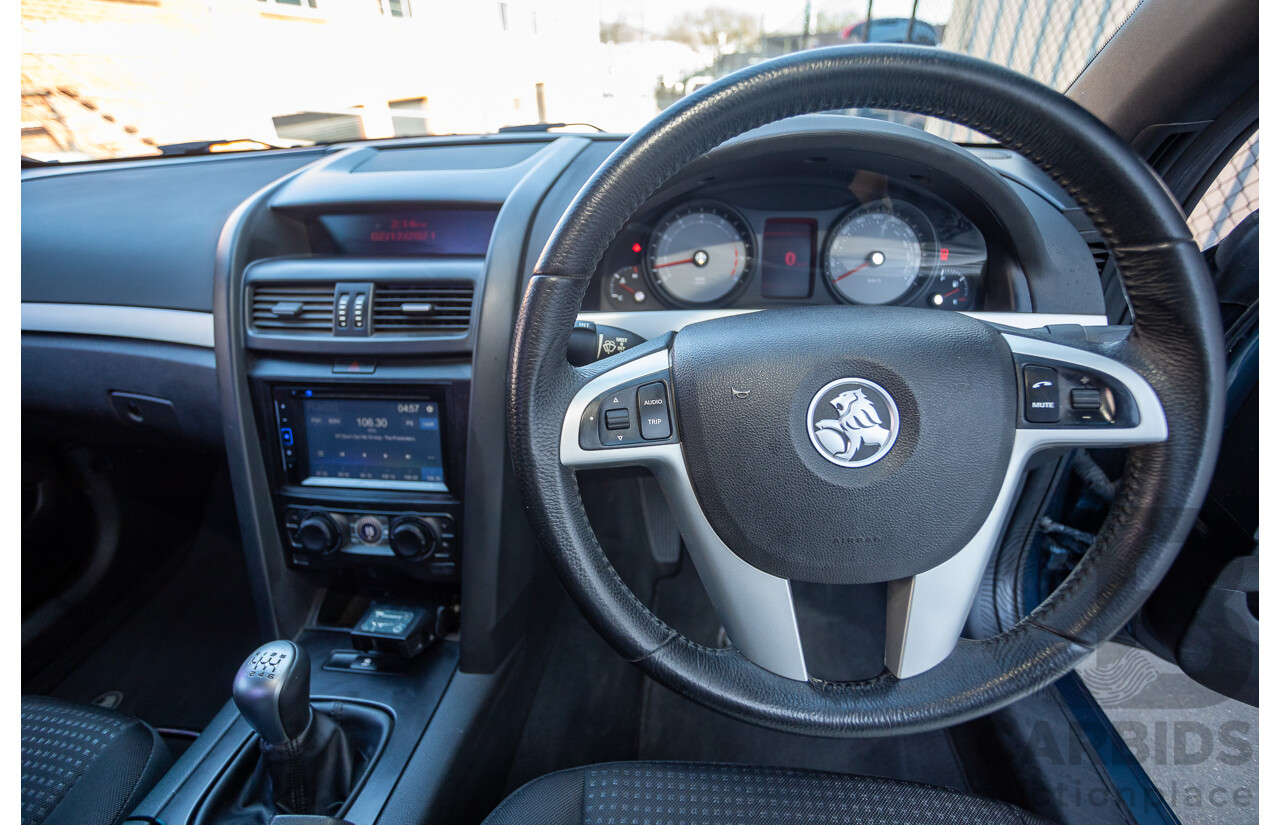 9/2009 Holden Commodore SV6 VE MY09.5 Utility Blue 3.6L - Manual