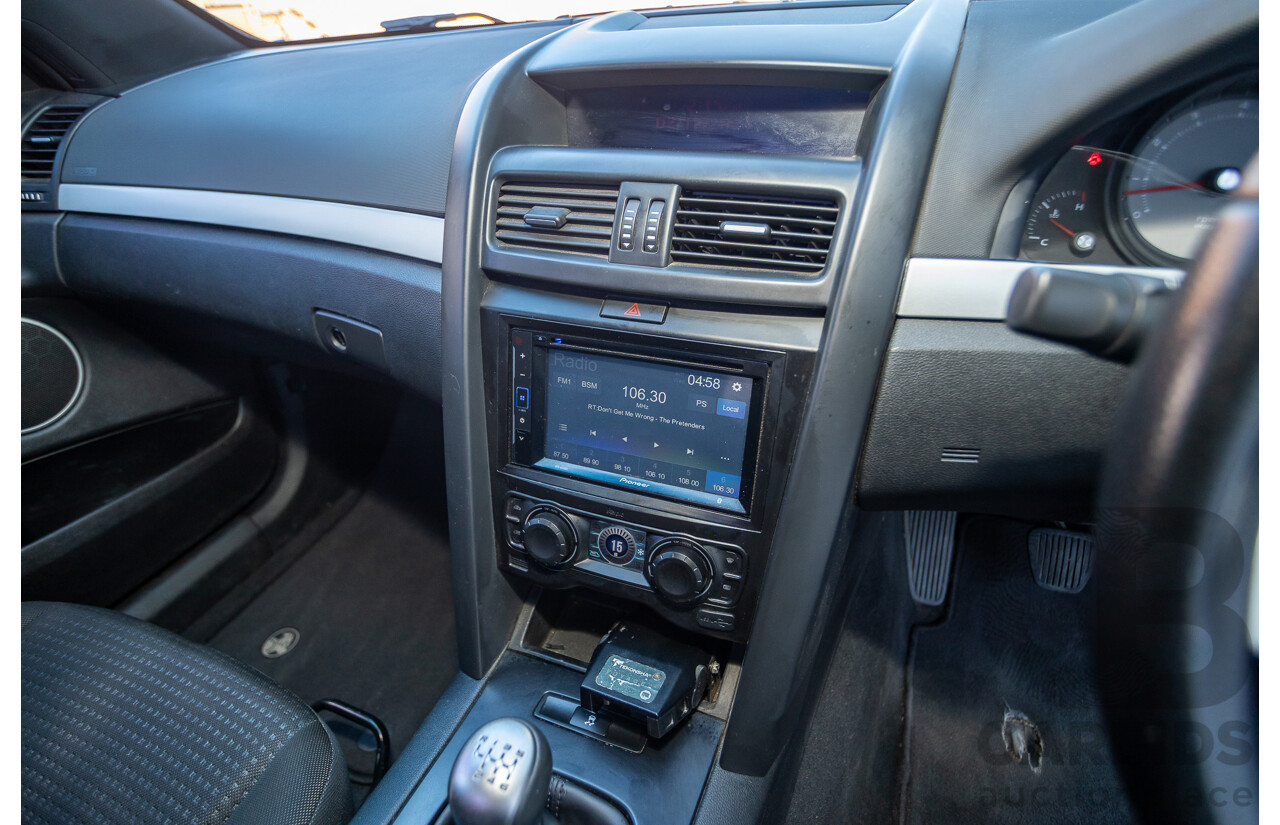 9/2009 Holden Commodore SV6 VE MY09.5 Utility Blue 3.6L - Manual
