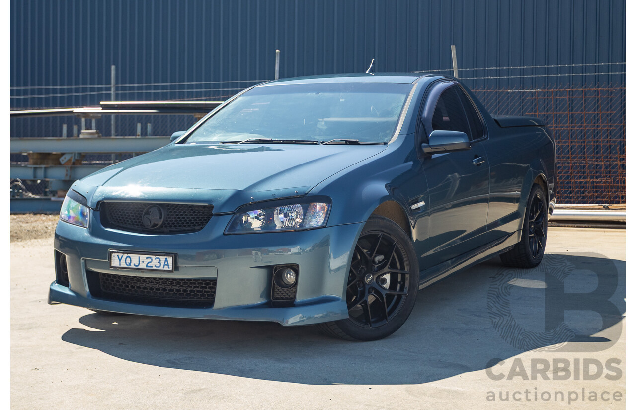 9/2009 Holden Commodore SV6 VE MY09.5 Utility Blue 3.6L - Manual
