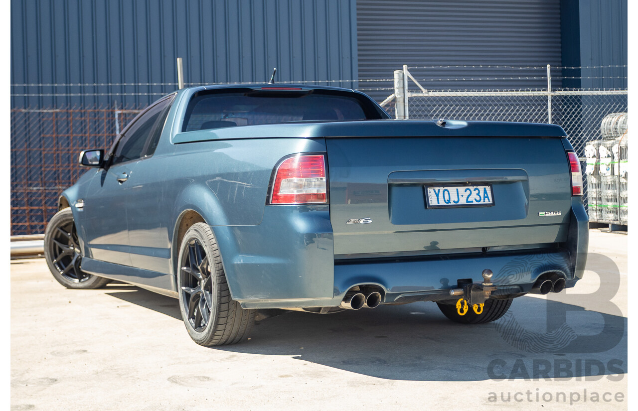 9/2009 Holden Commodore SV6 VE MY09.5 Utility Blue 3.6L - Manual
