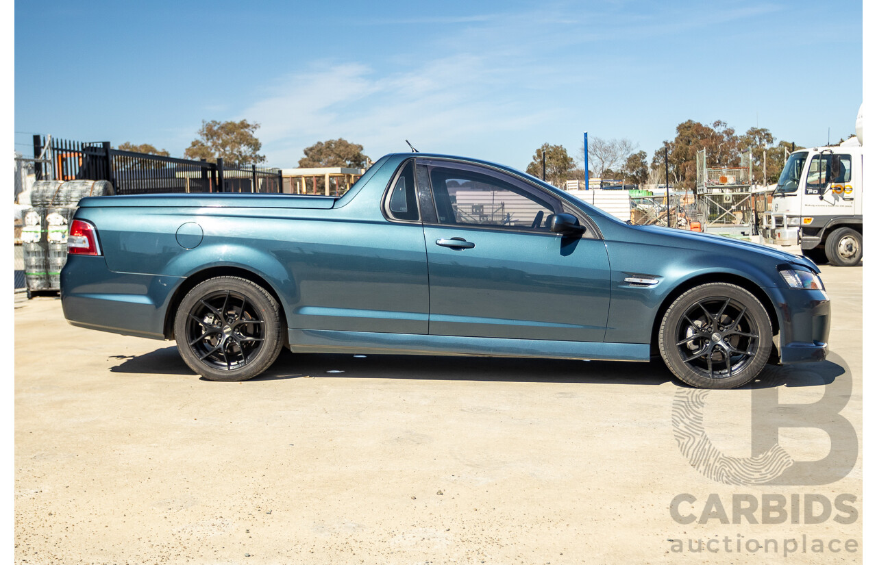 9/2009 Holden Commodore SV6 VE MY09.5 Utility Blue 3.6L - Manual
