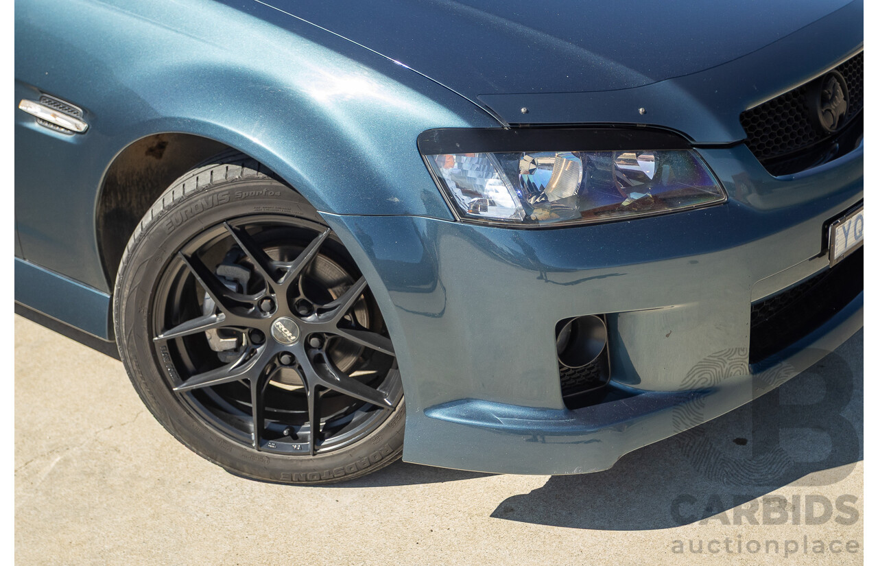 9/2009 Holden Commodore SV6 VE MY09.5 Utility Blue 3.6L - Manual