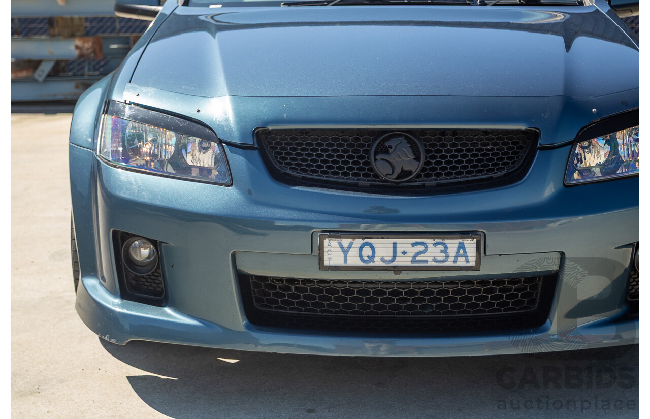 9/2009 Holden Commodore SV6 VE MY09.5 Utility Blue 3.6L - Manual