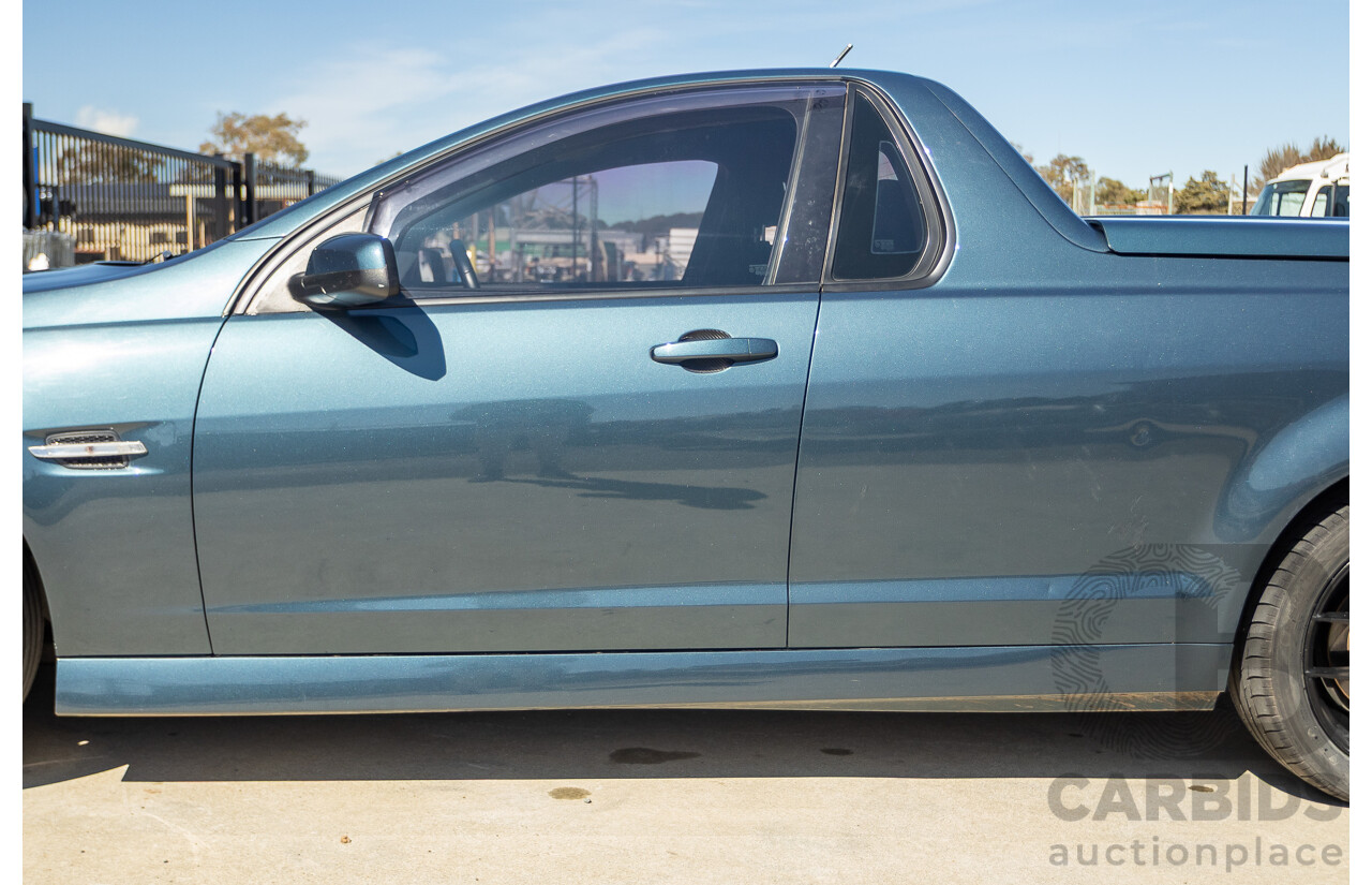 9/2009 Holden Commodore SV6 VE MY09.5 Utility Blue 3.6L - Manual
