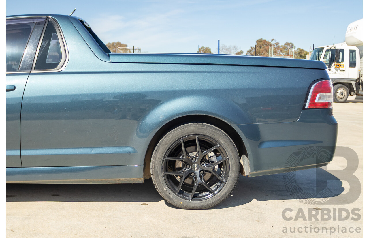 9/2009 Holden Commodore SV6 VE MY09.5 Utility Blue 3.6L - Manual