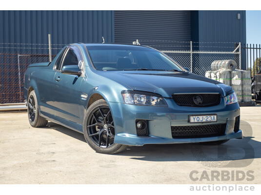 9/2009 Holden Commodore SV6 VE MY09.5 Utility Blue 3.6L - Manual