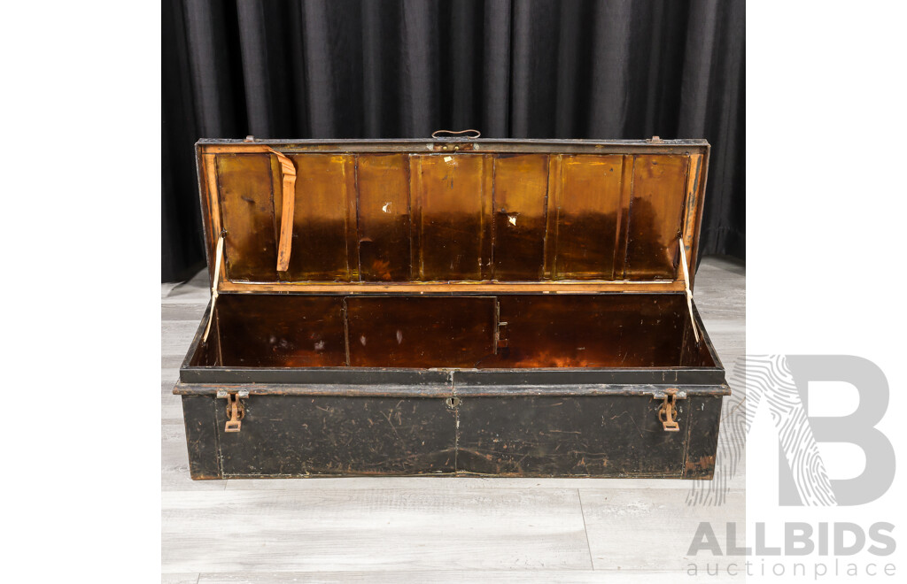 Vintage Metal Military Strong Box