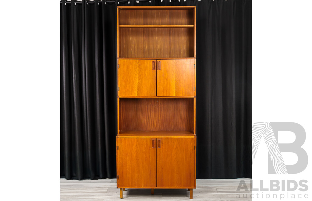 Vintage Teak Sectional Wall Unit