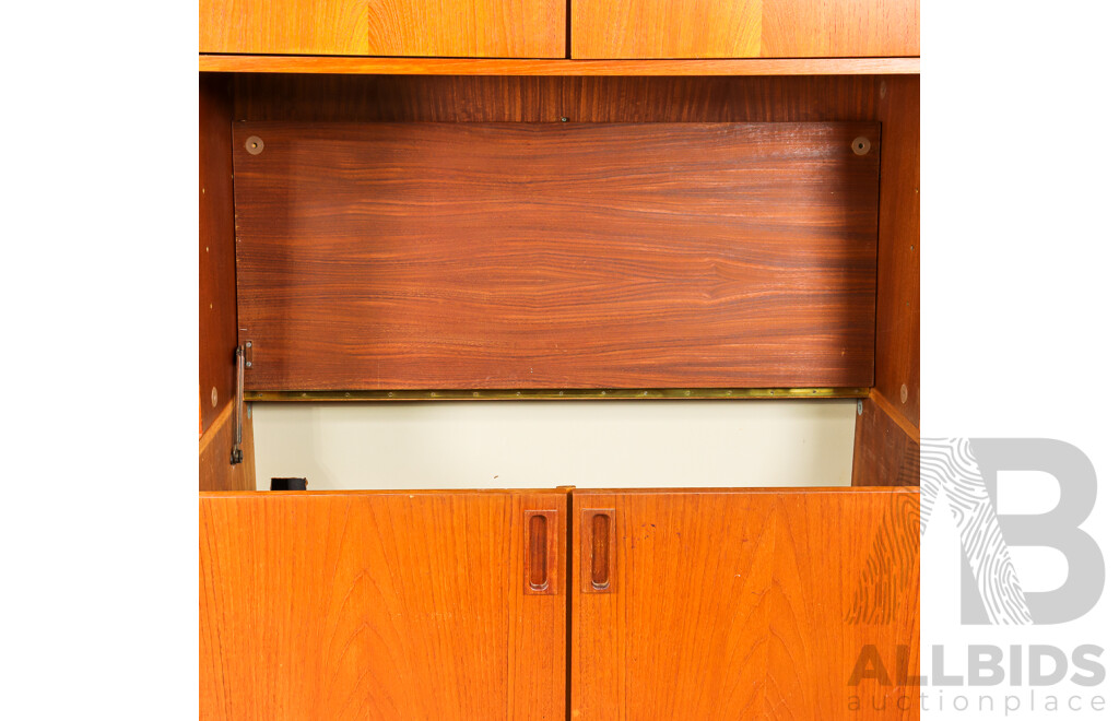 Vintage Teak Sectional Wall Unit