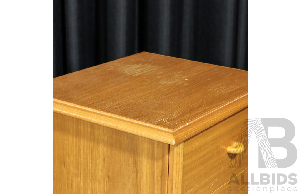 Pair of Unmatched Modern Bedsides