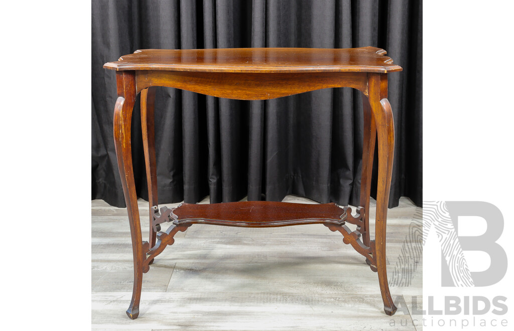 Late Edwardian Shield Top Centre Table