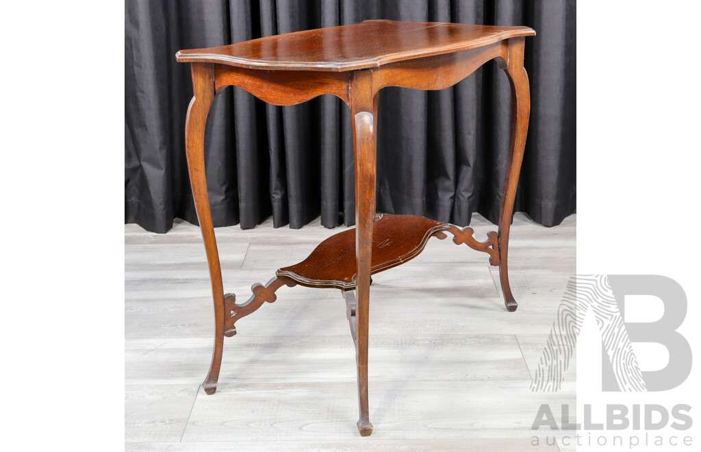 Late Edwardian Shield Top Centre Table