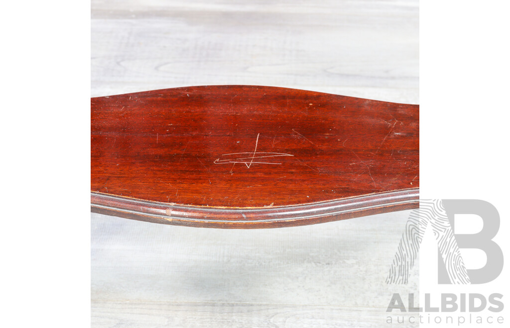 Late Edwardian Shield Top Centre Table