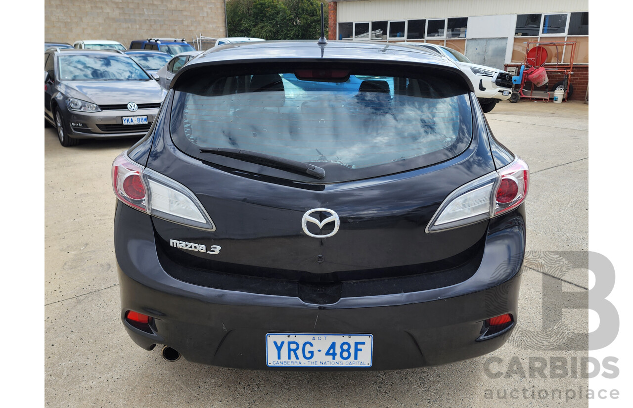 9/2011 Mazda Mazda3 NEO BL 10 UPGRADE 5d Hatchback Black 2.0L