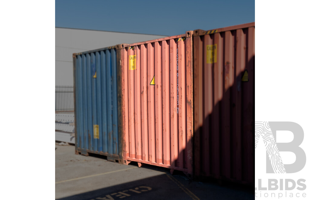 03/2004, 40Ft High Cube, Shipping Container - Red