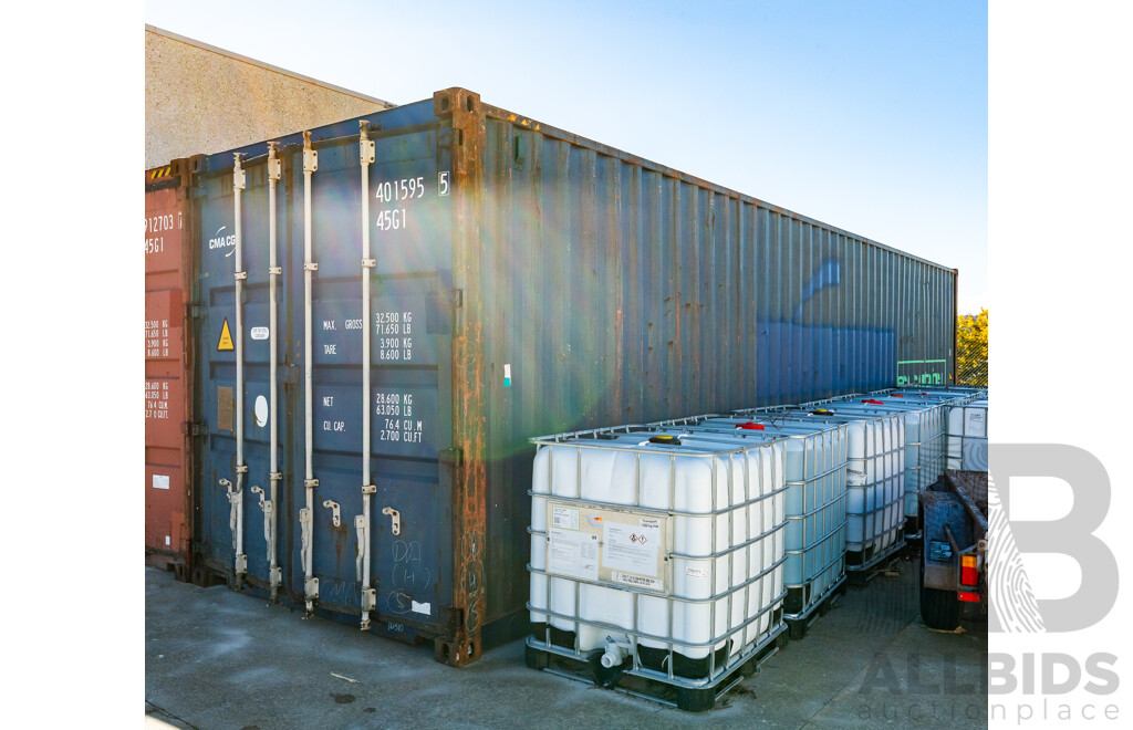 04/2007, 40Ft High Cube, Shipping Container - Blue